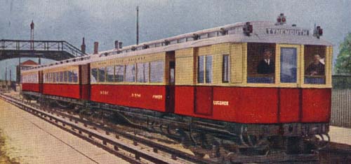 The type of passenger train William Skinner was driving in 1926