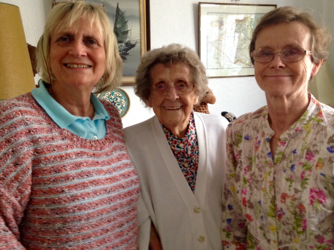 Margaret, Olive and Julia, 2015