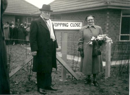 Francis Topping (left)had a road in Hartlepool named after him