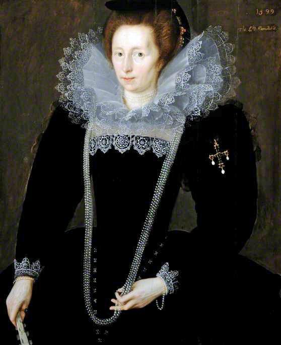 Gheeraerts the younger, Marcus, 1561/1562-1635/1636; Lady Margaret, Daughter of Sir William Dormer, Wife of Sir Henry Constable